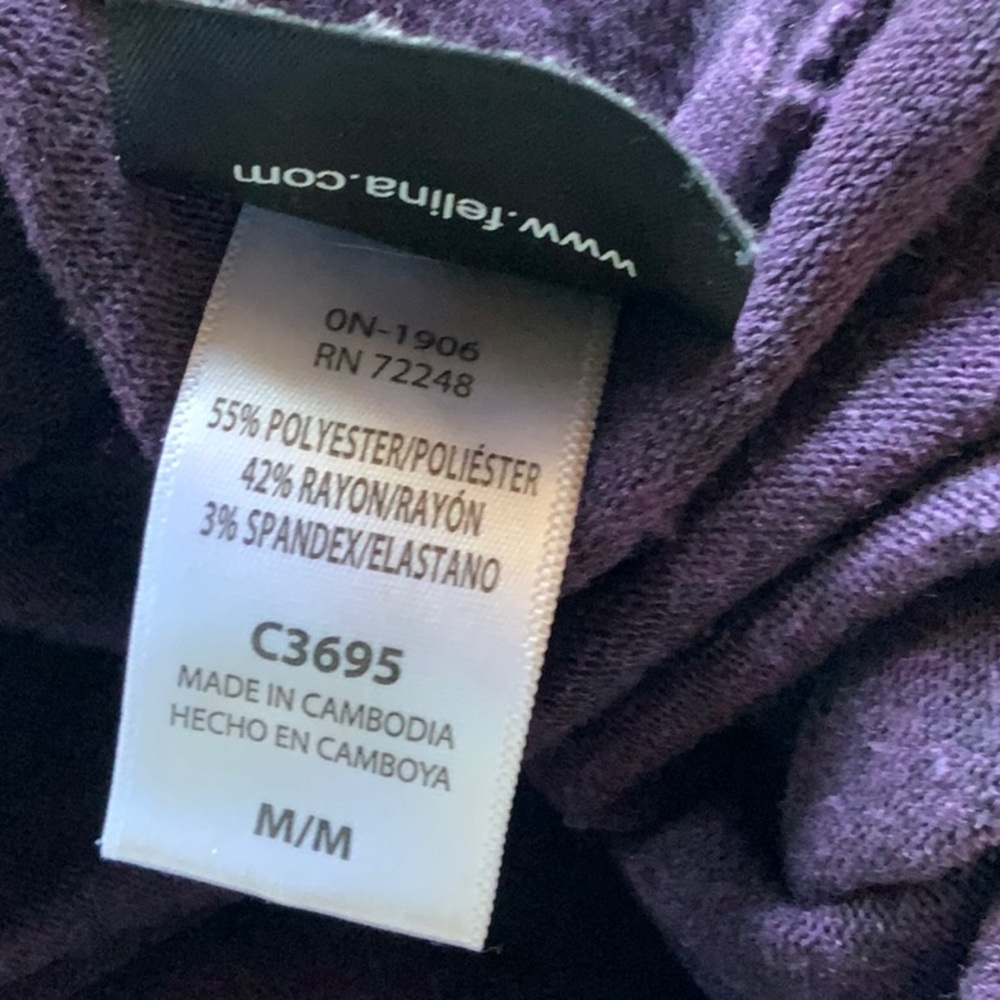 Felina dusty purple sweat pants - Picture 5 of 5